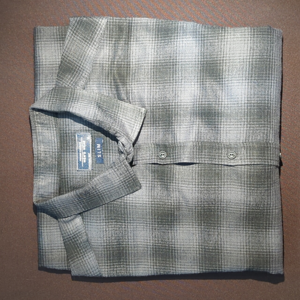 MEN'S WEAR, Shirt, long sleeve, slim, xl